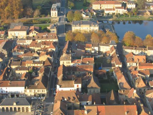 Lalinde vue aérienne