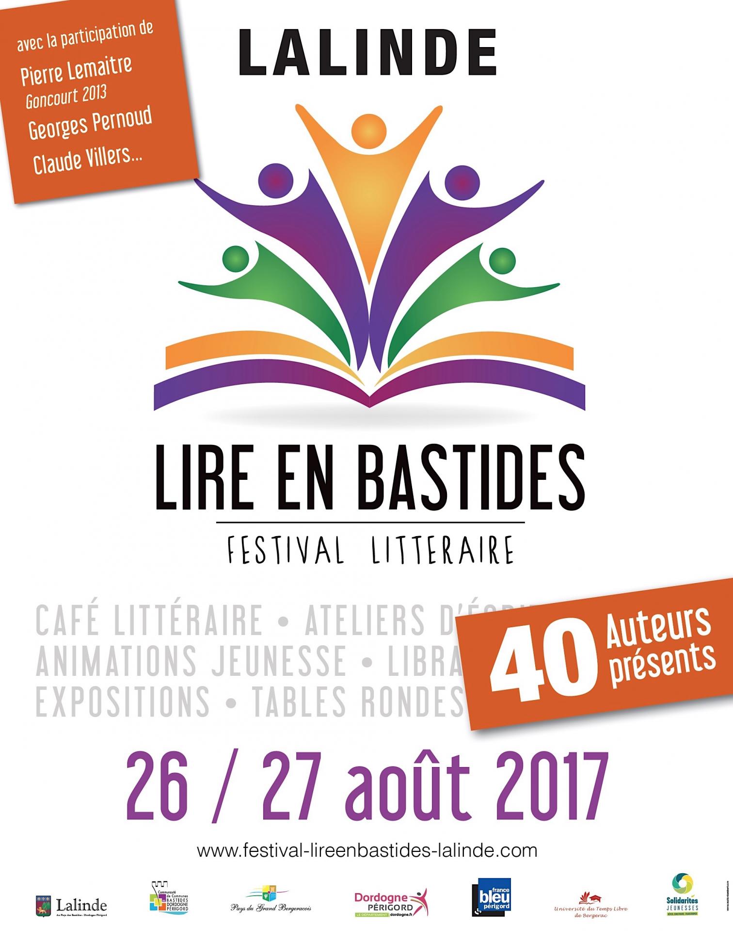 Affche festival litteraire lalinde 2017