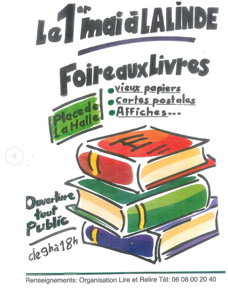 Affiche foire aux livres