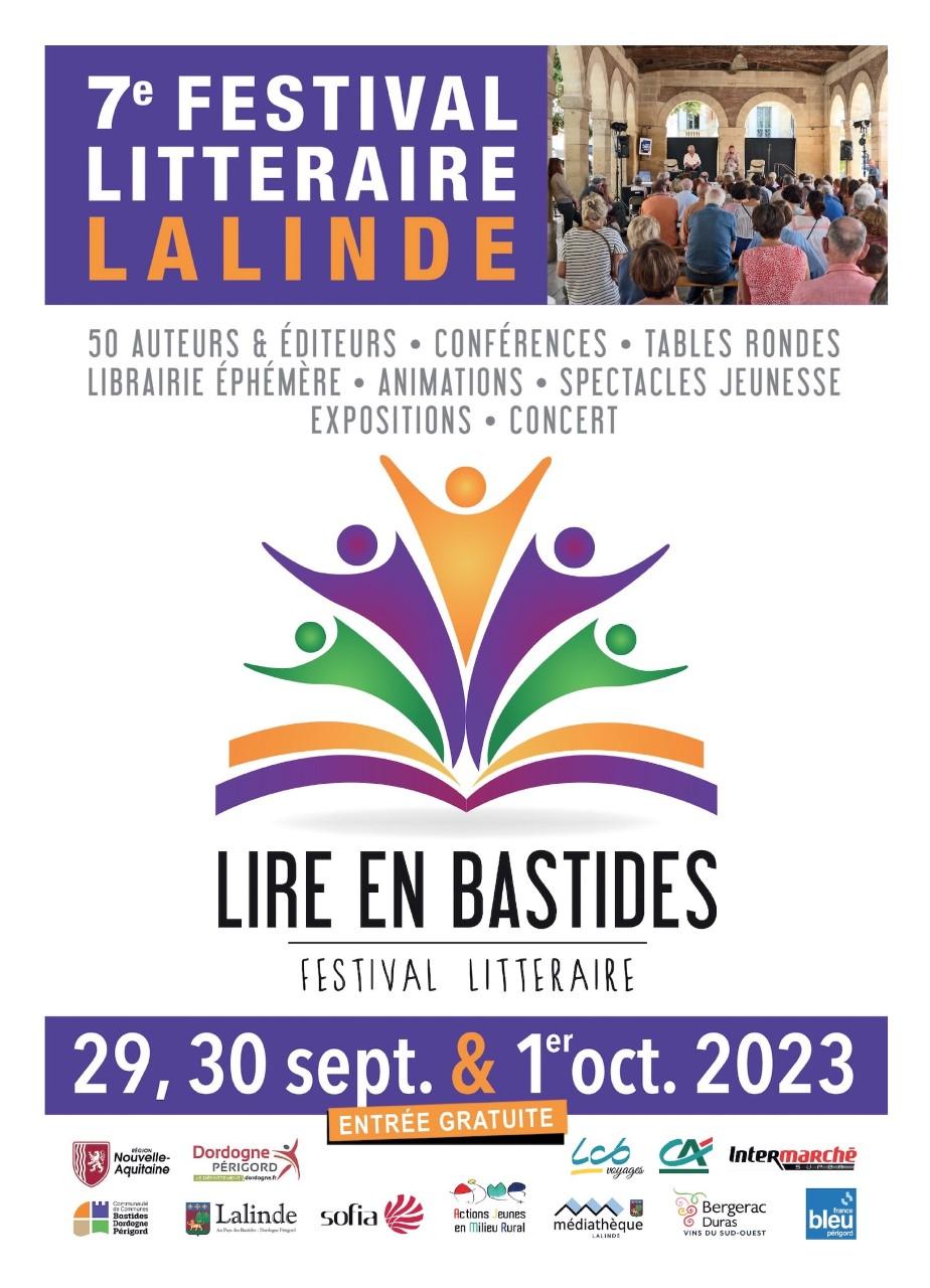Affiche provisoire festival litteraire 2023