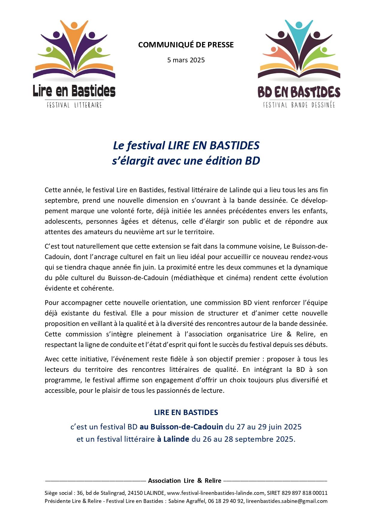 Communique lire en bastides 2025 page 0001