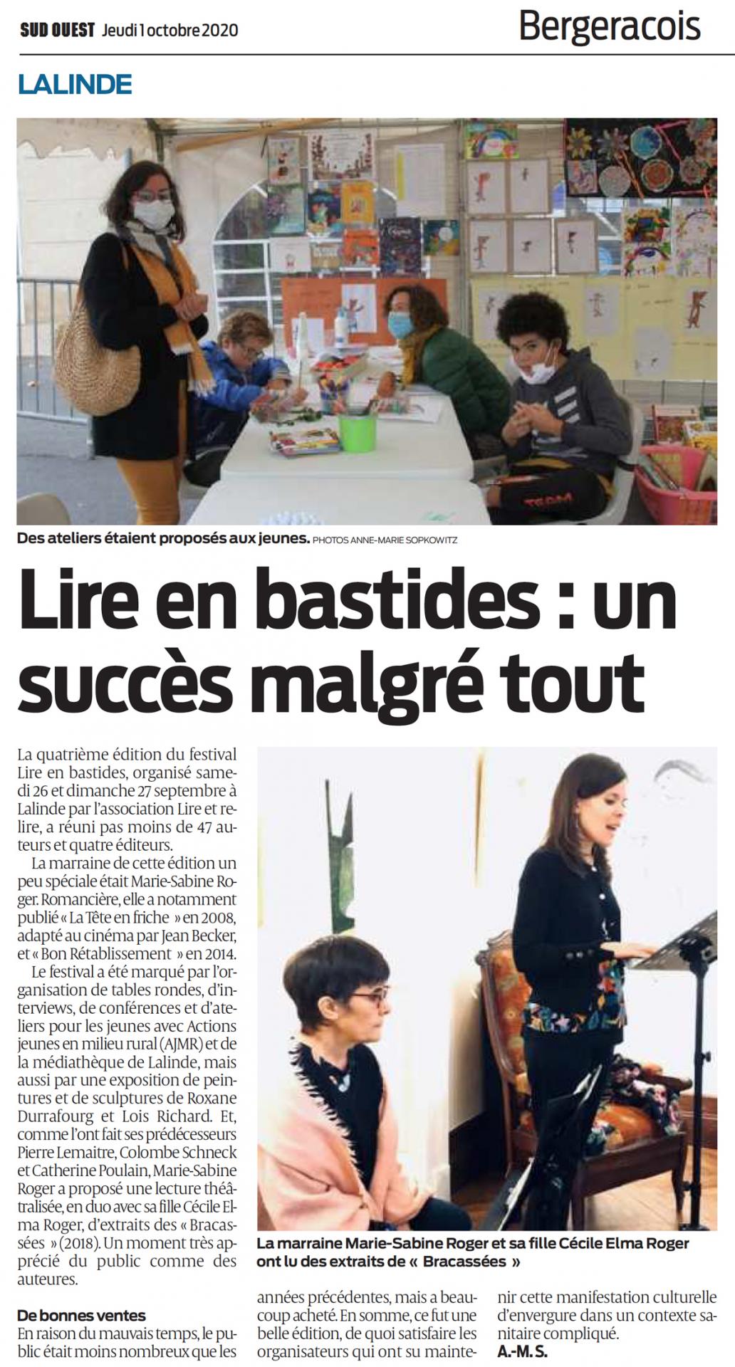 Festival lalinde succes malgre tout sud ouest 01 10 2020