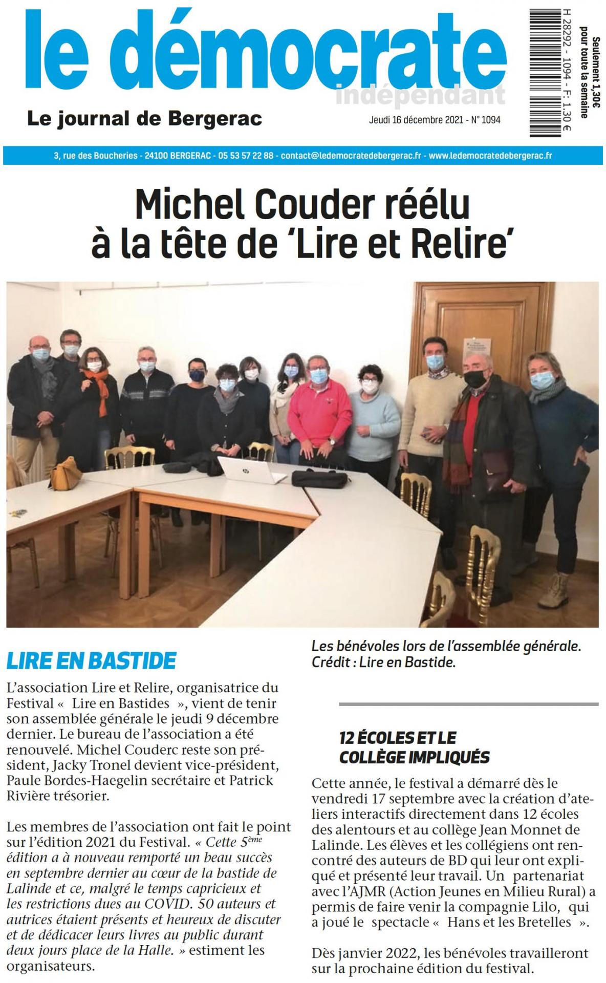 Le democrate 16 12 2021