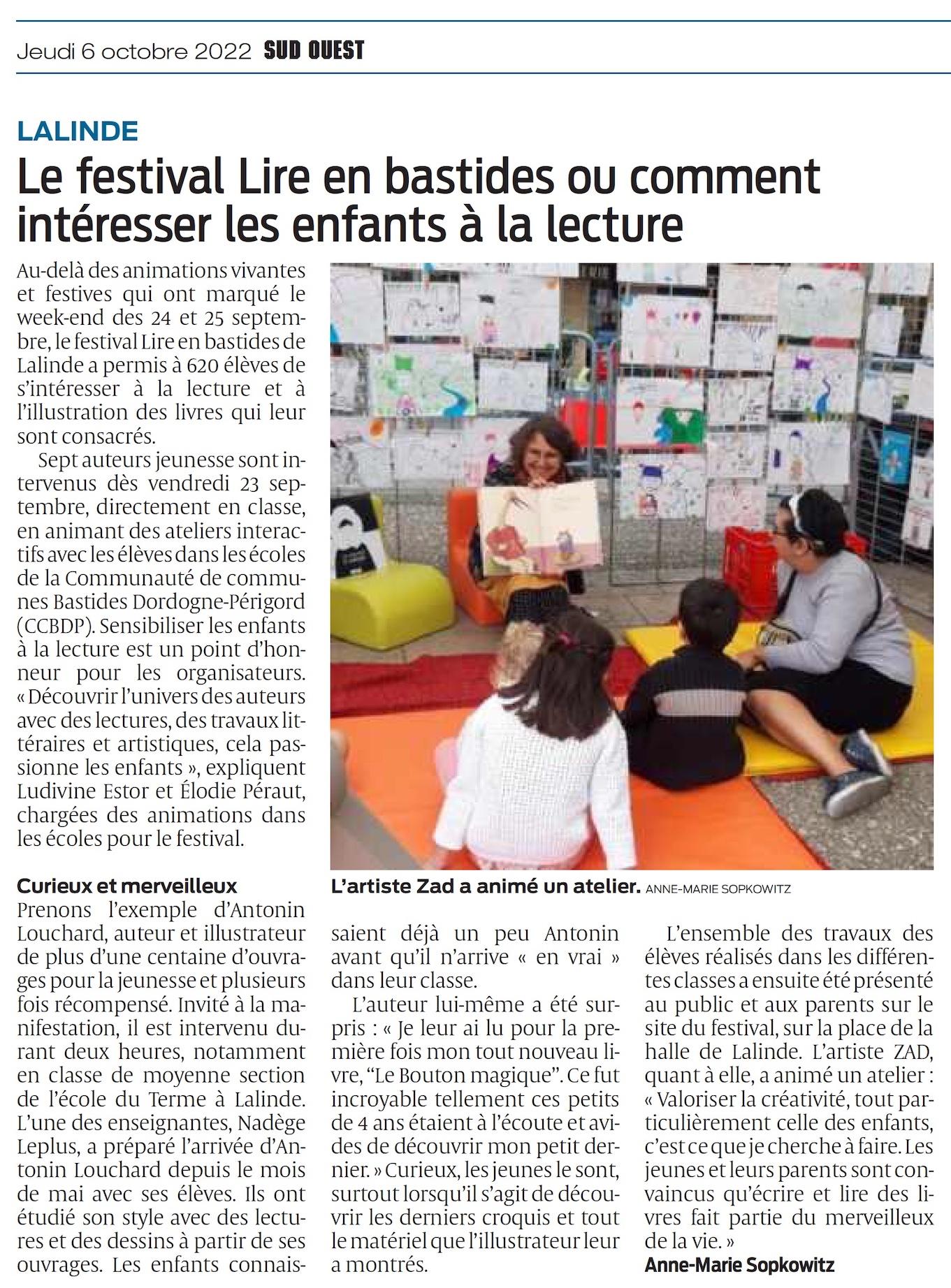 Le sud ouest du 06 10 200