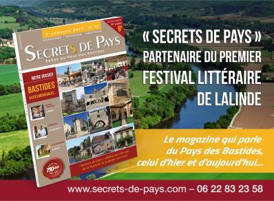 Secrets de pays partenaire du 1er festival litteraire de lalinde